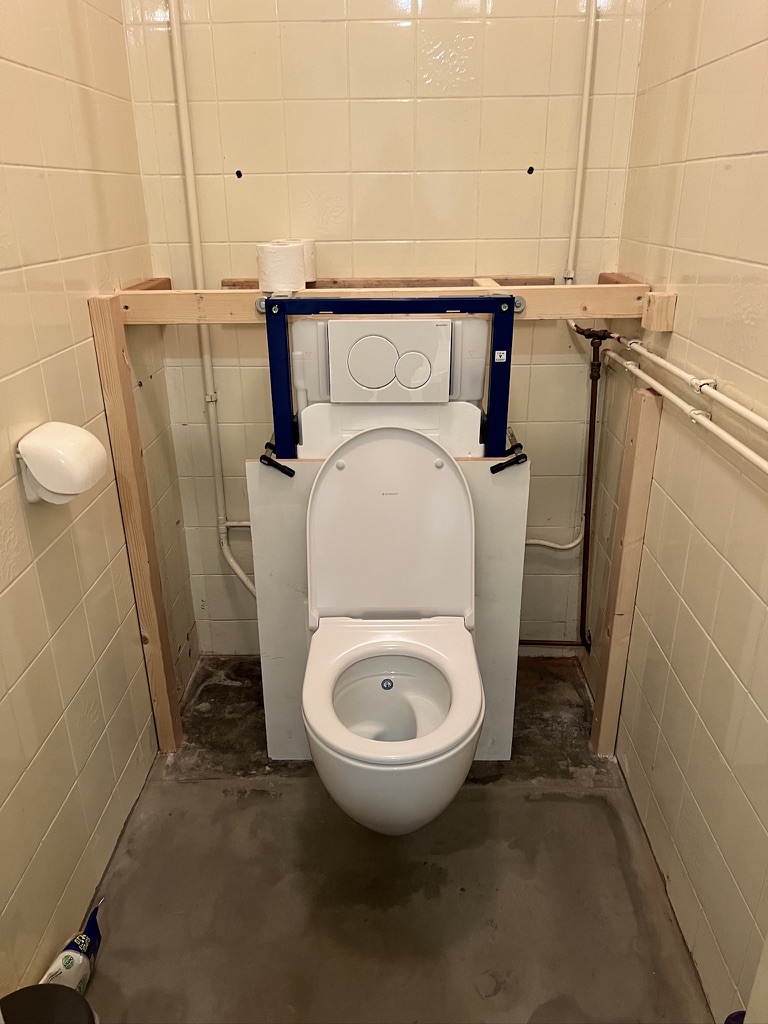 inbouwtoilet bouw en frame